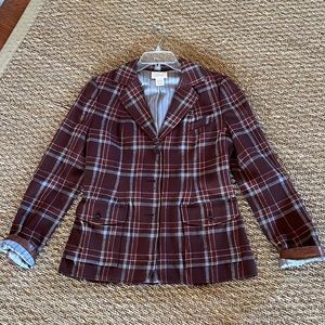 Plaid wool blazer 6